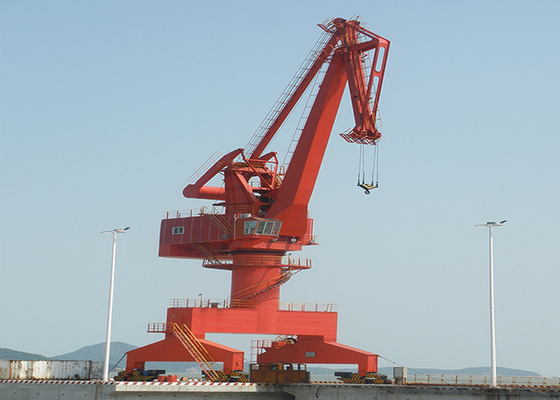 Gru a cavalletto portale fiocco mobile del porto del singolo per il trattamento/costruzione navale del contenitore