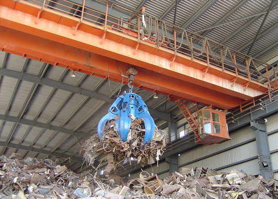 Doppio secchio Crane Equipment sopraelevato della gru a benna del fascio 5-20 tonnellate di tipo gru a benna di Qz